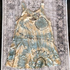 Lenni tunic cut-out top tie dye size us 4